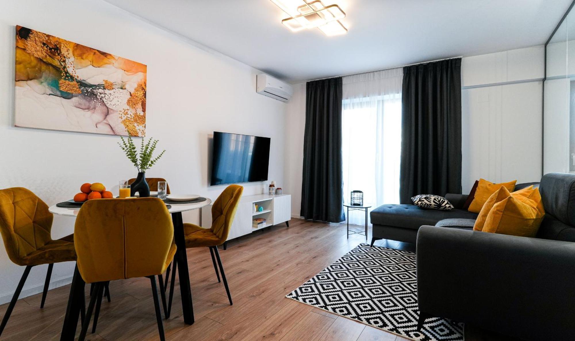 Sandra - Park-View Apt With Balcony & Parking Bucureşti Ngoại thất bức ảnh
